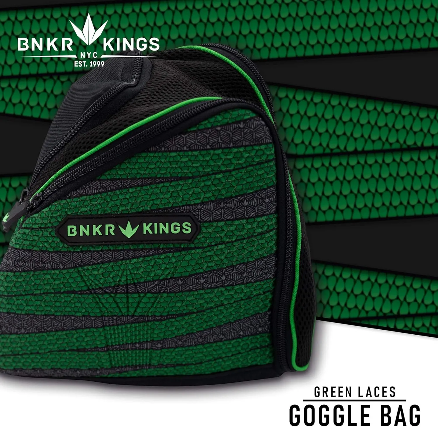 Bunkerkings Supreme Padded Paintball Goggle/Mask Bag