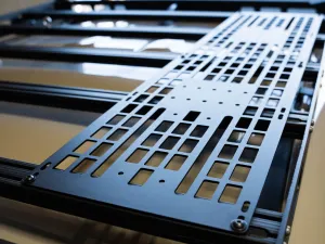 Cali Raised LED Mounted MOLLE Gear Panel for Victory 4x4 Roof Rack