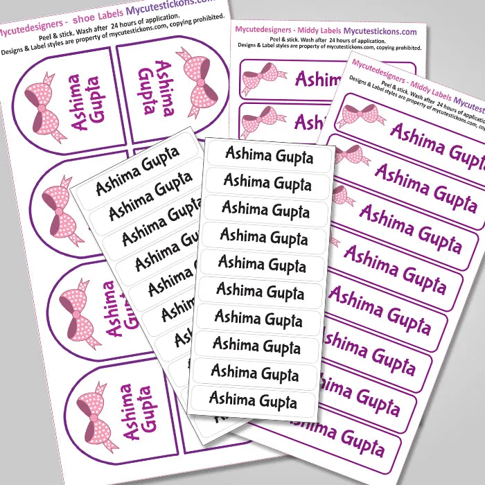 Camping Labels Value Pack | Bow