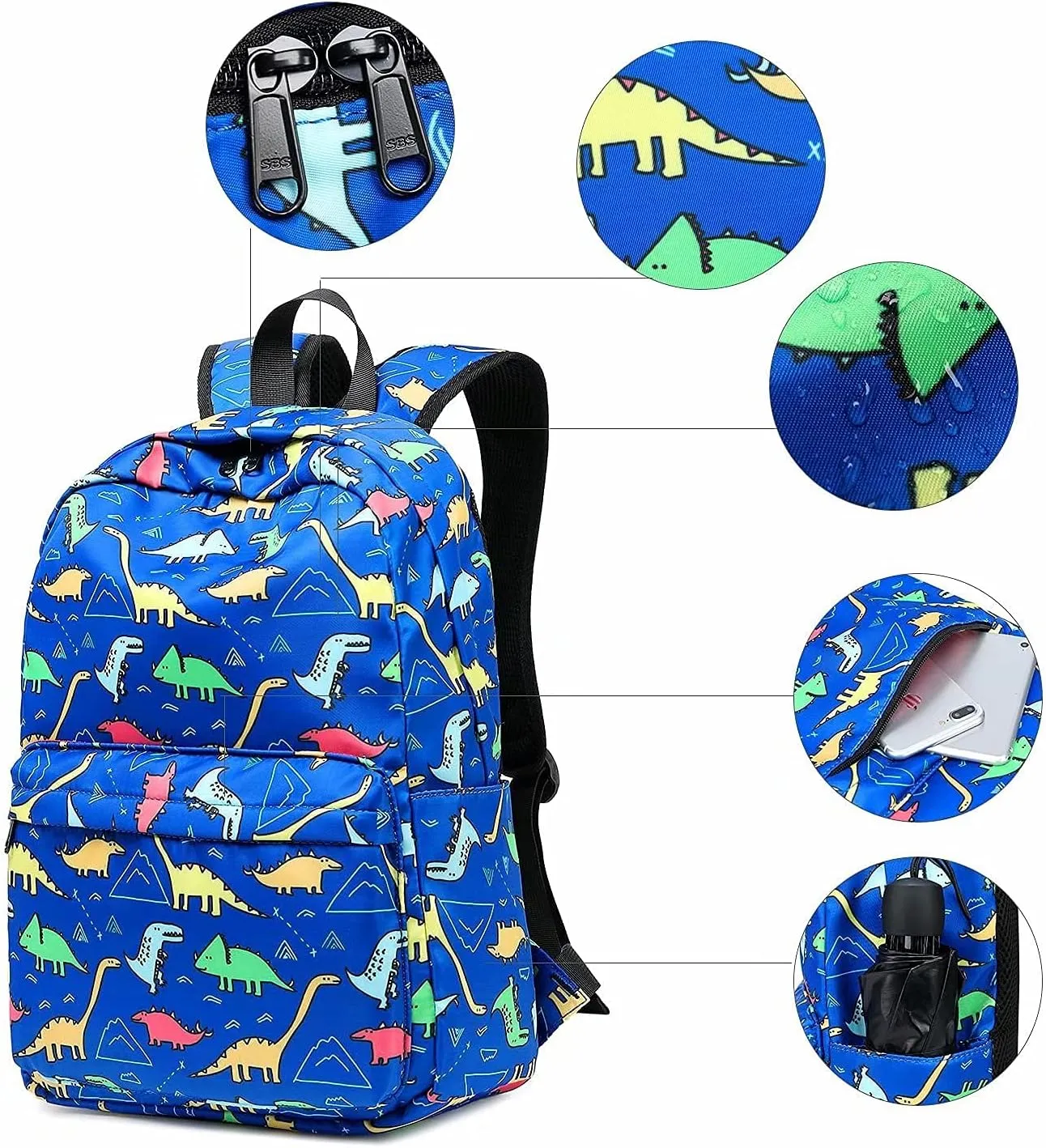 CAMTOP Preschool Backpack for Kids Boys Girls Toddler Backpack Kindergarten School Bookbags for Age 3-8
