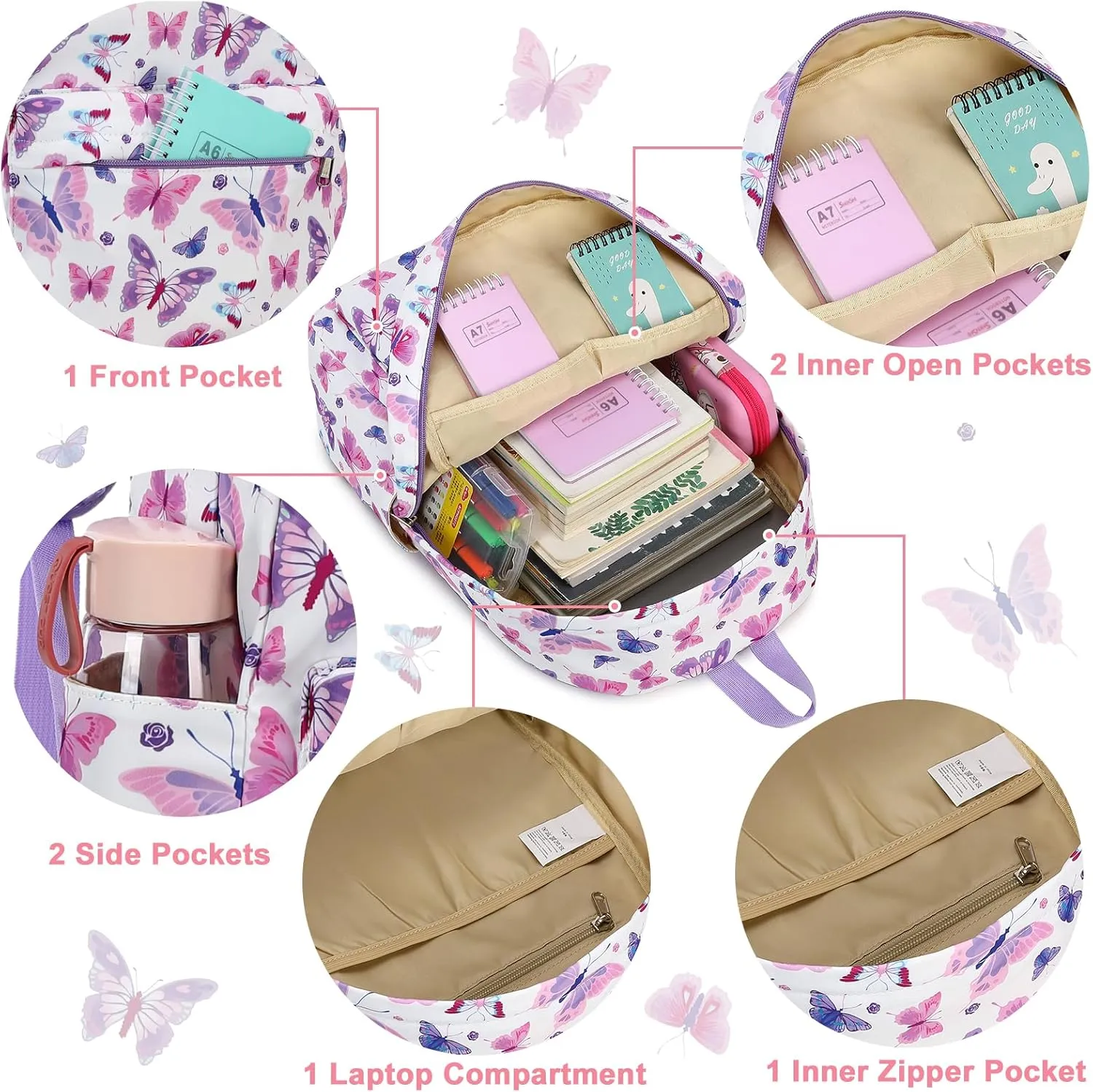 CAMTOP Preschool Backpack for Kids Boys Girls Toddler Backpack Kindergarten School Bookbags for Age 3-8