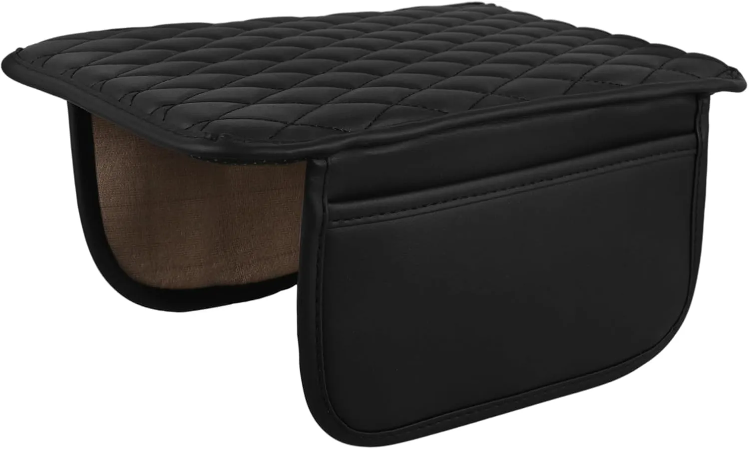 Car Armrest Pad Center Console Cushion with Built Storage Bag Soft Durable Vehicle Armrest Protector for Comfortable Driving Experience Easy to Clean and Maintain