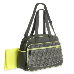 Carter's Sport Duffel Diaper Bag, Grey/Peach
