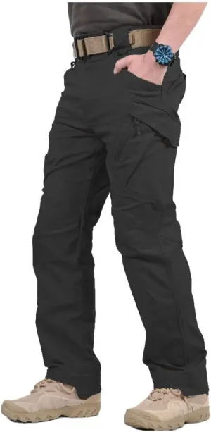 CARWORNIC Gear Men's Hiking Tactical Pants Lightweight Cotton Outdoor Military Combat Cargo Trousers