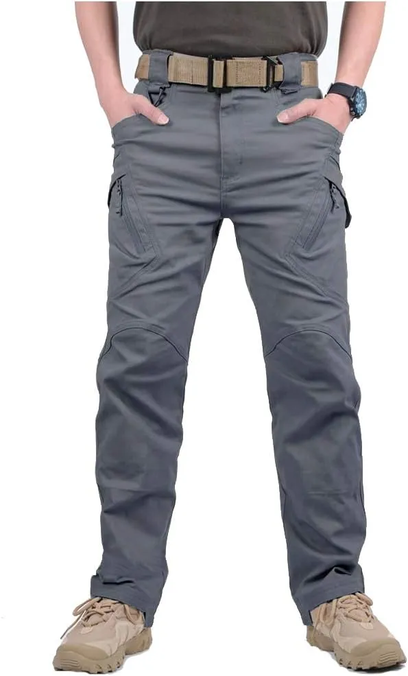 CARWORNIC Gear Men's Hiking Tactical Pants Lightweight Cotton Outdoor Military Combat Cargo Trousers