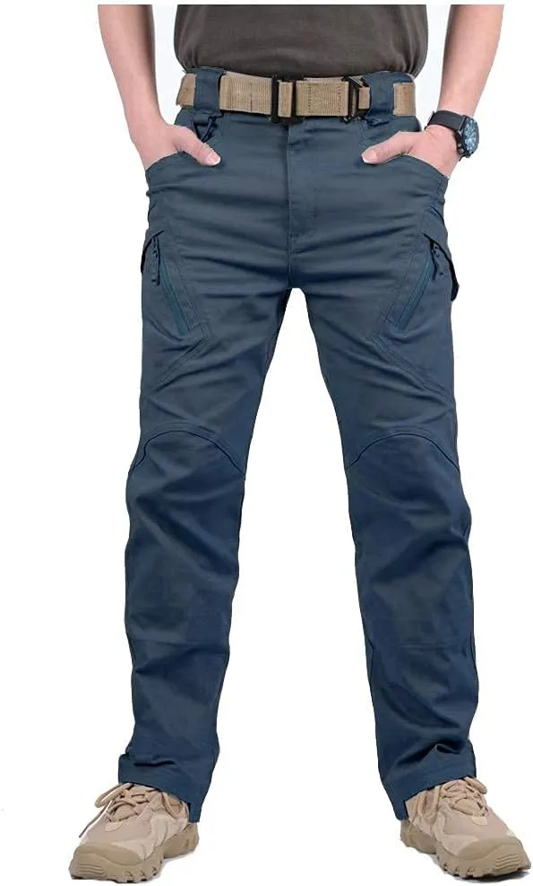 CARWORNIC Gear Men's Hiking Tactical Pants Lightweight Cotton Outdoor Military Combat Cargo Trousers