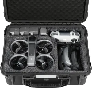 Case for DJI Avata 2 Drone Combo - Waterproof Hard Cases with Foam for Avatar 2 Fly More Combo/Goggles 3/RC Motion 3/FPV Remote Controller/Batteries, Fits for DJI Drone Accessories (Only Case)