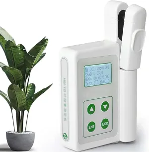Chlorophyll Tester,with LCD Display,Chlorophyll: 0.0-99.9SPAD Nitrogen: 0.0-99.9MG/G,for Precision Farming, Gardening (A)