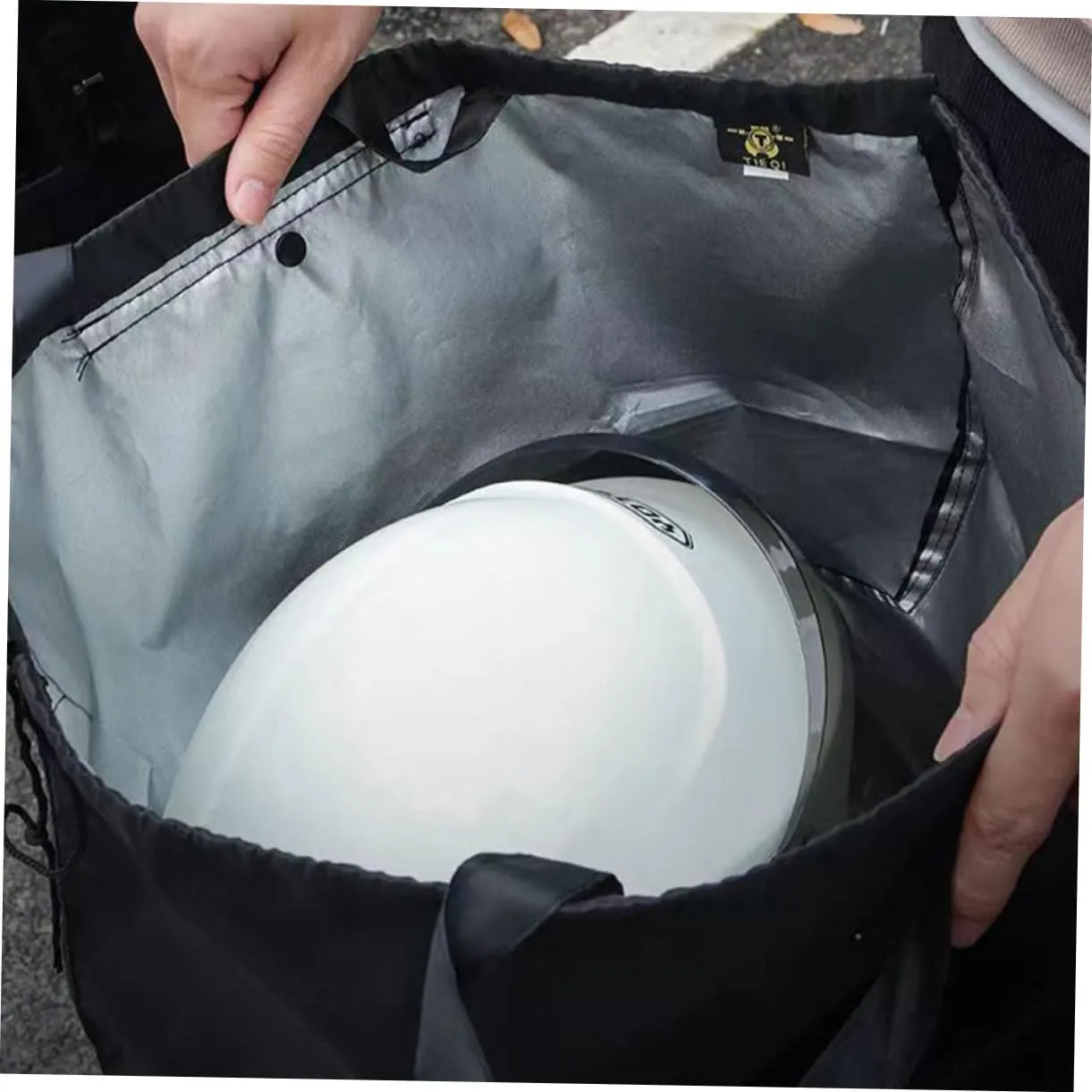 Ciieeo 4sets 2pcs Drawstring Bags Motorcycle Holder Lightweight Skiing Cycling Storage Pouch Easy Travel Bag 2pcs*4