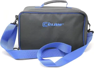 Clam 15528 Battery Storage Bag – Heavy-Duty 600D Polyester, Padded Dividers & Secure Carry for Ice Fishing & Outdoor Use