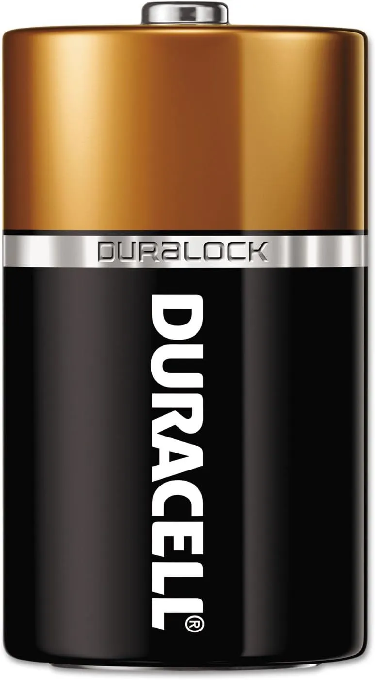 Coppertop Alkaline Batteries, D, 72/ct