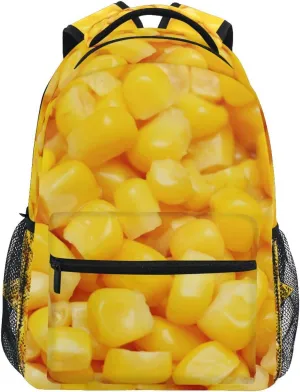 Corn Kernels Boys Girls Kids School Backpacks Bookbag, School Bag Travel Backpack Daypack