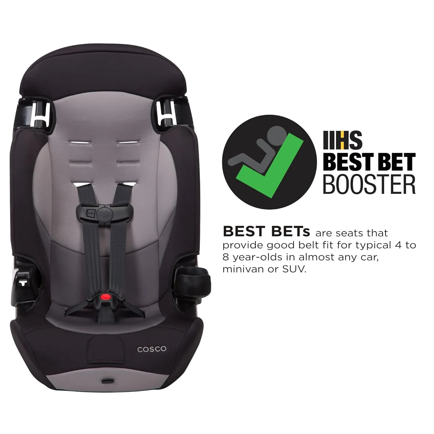 Cosco Finale DX 2-in-1 Booster Car Seat, Dusk