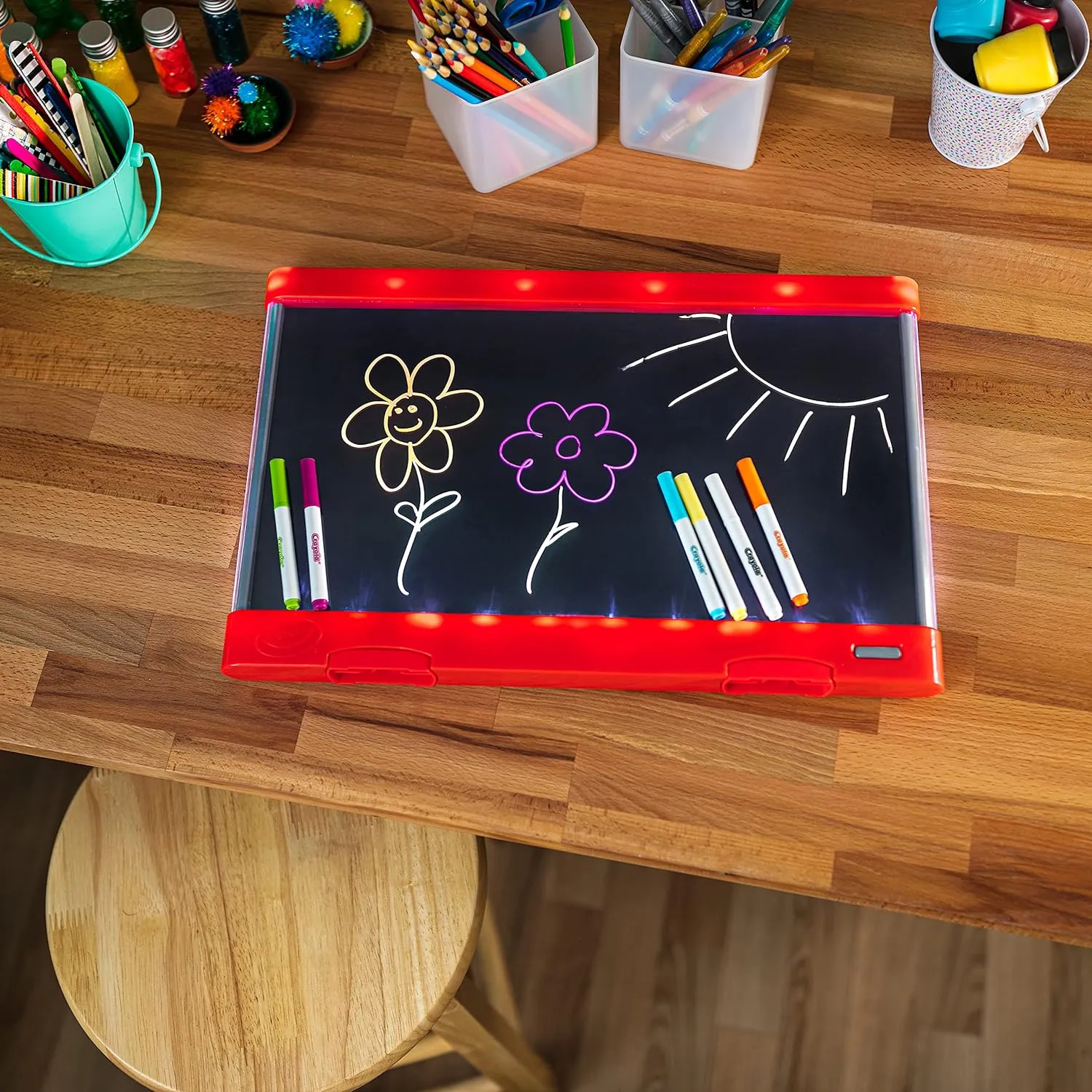 Crayola Ultimate Light Board (Red), Kids Light-Up Tracing Pad, Kids Toys, Gift for Boys & Girls, Drawing Light Box, Ages 6  [Amazon Exclusive]
