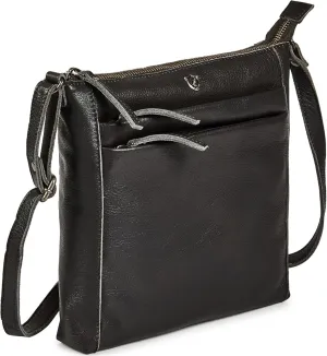 Crossbody Bag for Women Trendy Real Leather Purse Small Soft Pebbled Handbags Crossover Shoulder Pocketbook