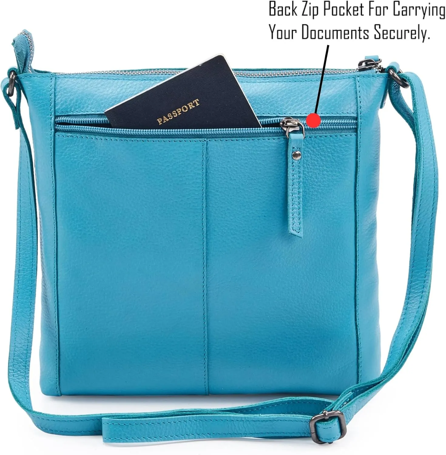 Crossbody Bag for Women Trendy Real Leather Purse Small Soft Pebbled Handbags Crossover Shoulder Pocketbook