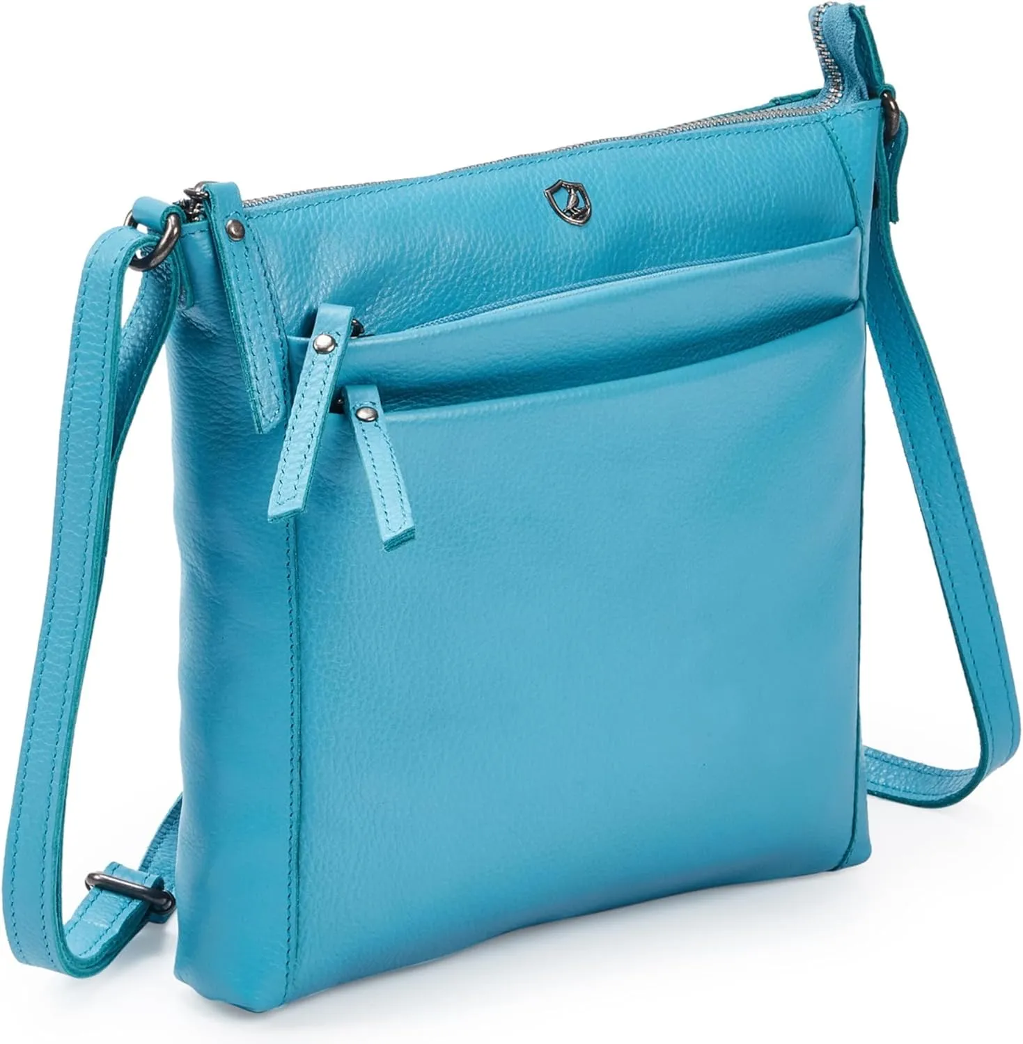 Crossbody Bag for Women Trendy Real Leather Purse Small Soft Pebbled Handbags Crossover Shoulder Pocketbook