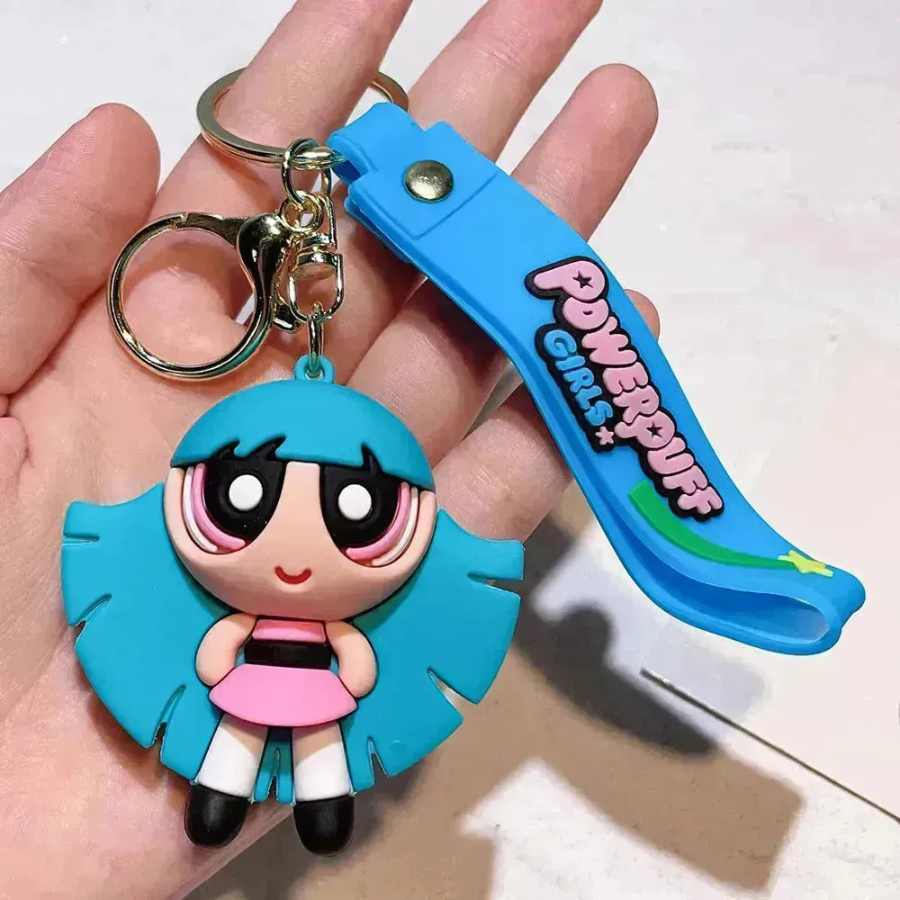 Cute Powerpuff Girls Keychains