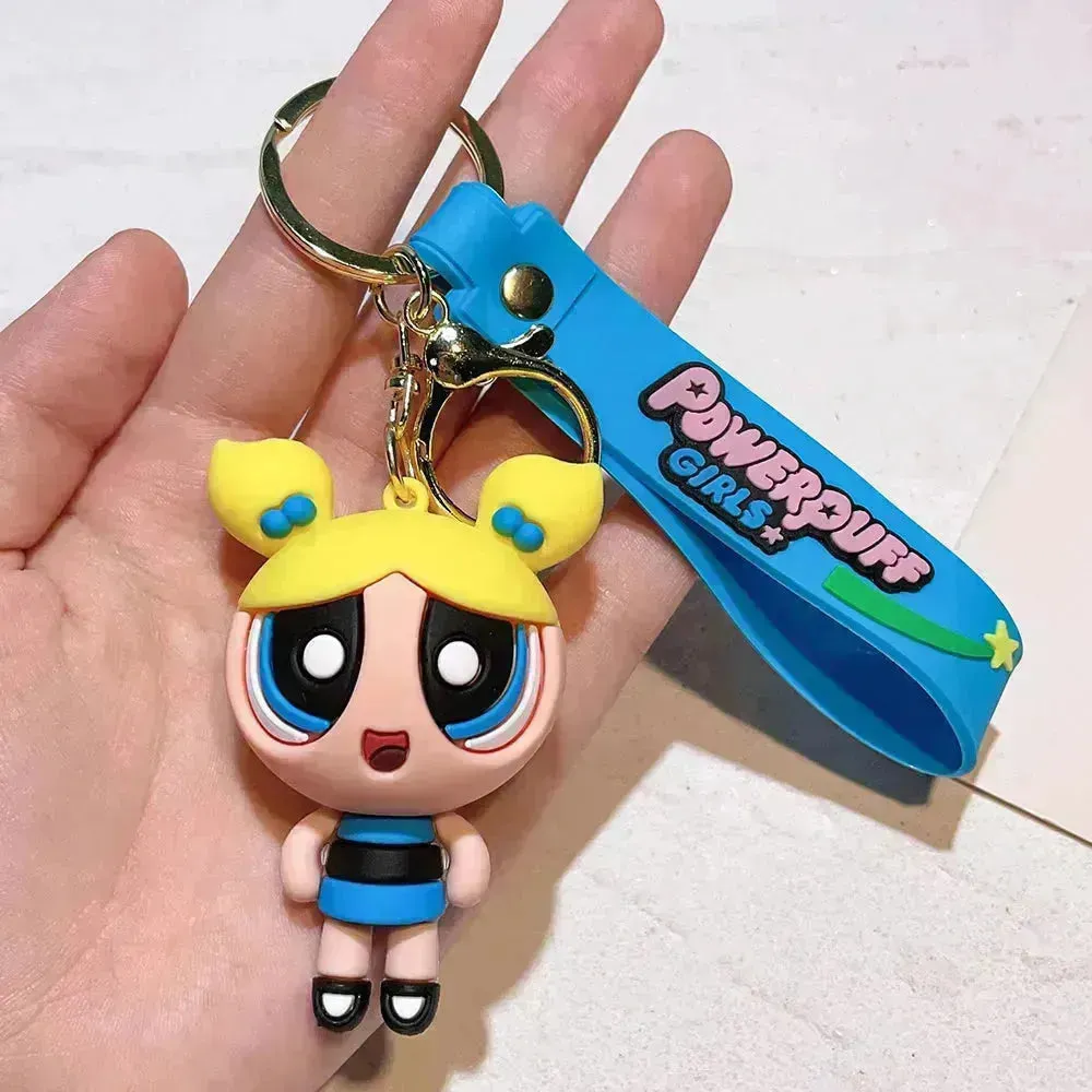 Cute Powerpuff Girls Keychains