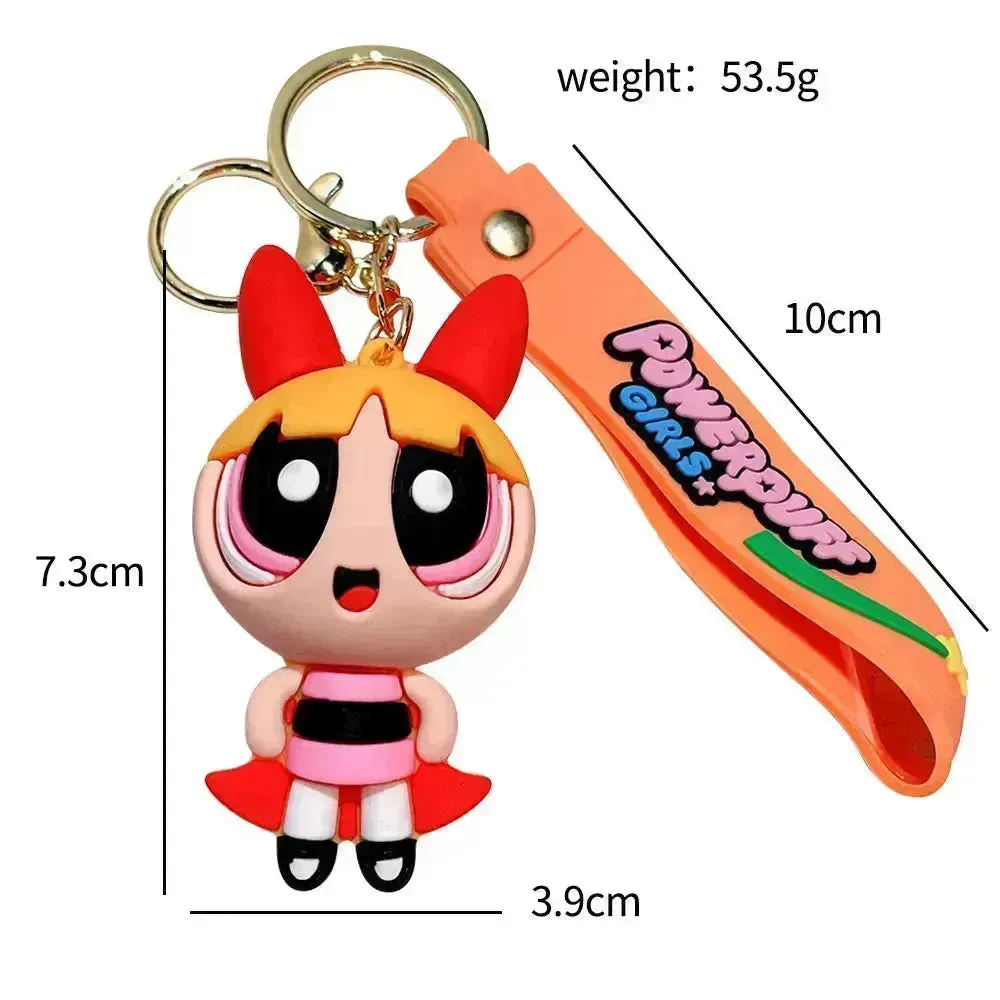Cute Powerpuff Girls Keychains