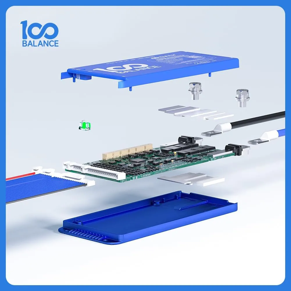 DALY BMS 100 amp with 1A Active Balance 8S-17S Build in Bluetooth Cell Balancing Smart PCB Battery Protection Board for Li-ion LiFePO4 LTO Lithium Battery Pack