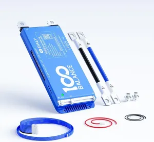DALY BMS 100 amp with 1A Active Balance 8S-17S Build in Bluetooth Cell Balancing Smart PCB Battery Protection Board for Li-ion LiFePO4 LTO Lithium Battery Pack