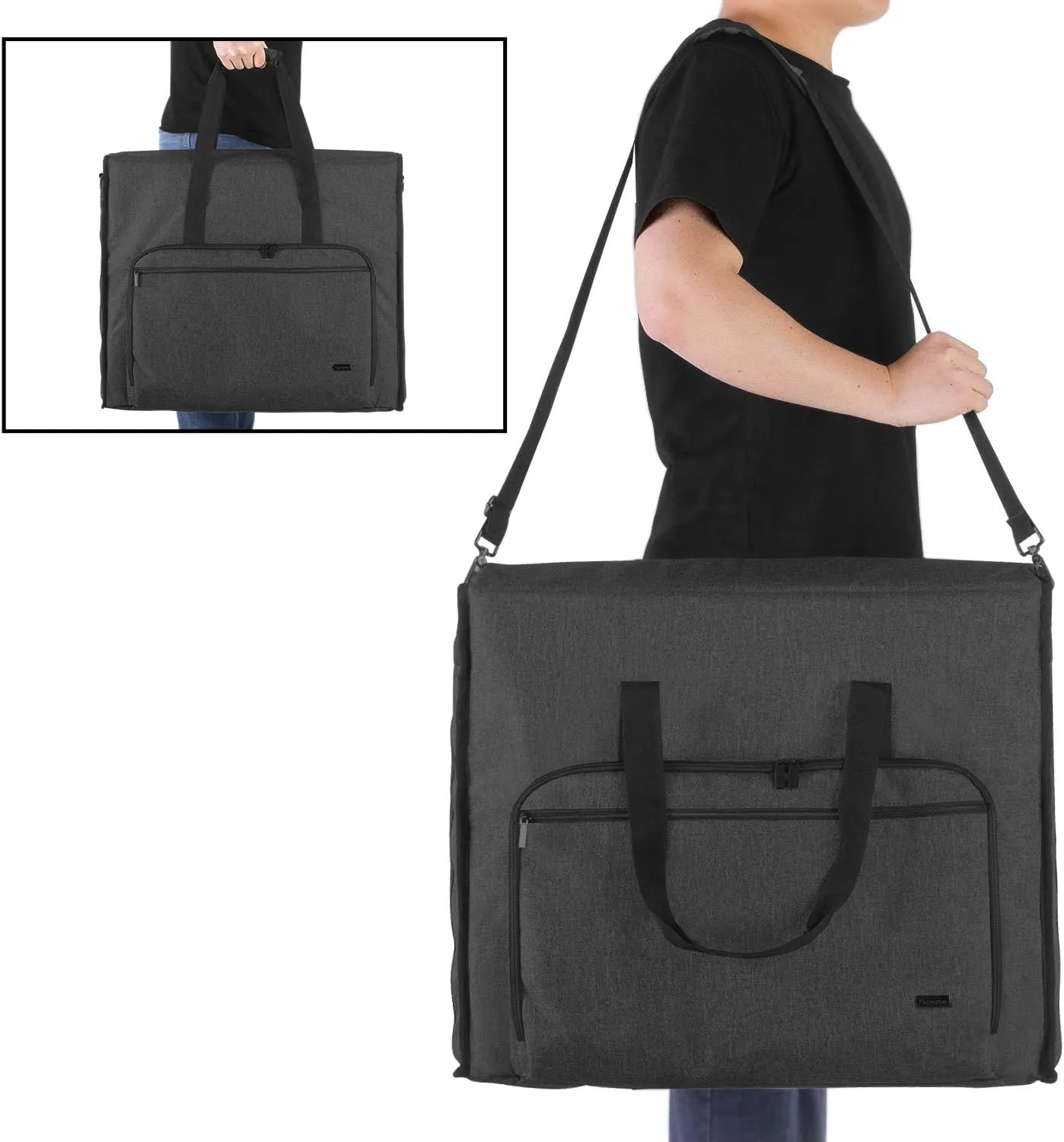 Damero Carrying Tote Bag Compatible with Apple 21.5" iMac Desktop Computer, Travel Storage Bag for iMac 21.5-inch and Other Accessories, Black