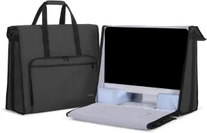 Damero Carrying Tote Bag Compatible with Apple 21.5" iMac Desktop Computer, Travel Storage Bag for iMac 21.5-inch and Other Accessories, Black