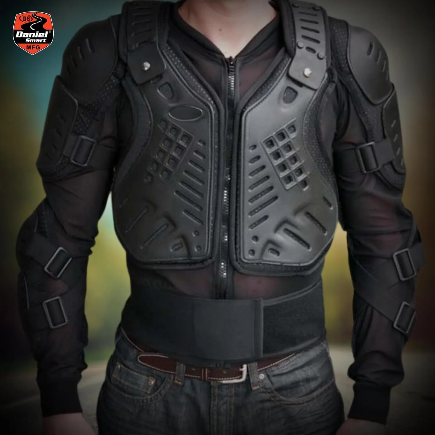 Daniel Smart Moto Body ArmorAdvanced Motorcycle Full Body Protective Gear Jacket for Maximum Protection and Comfort
