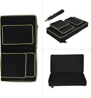 DDJ-FLX10 DJ disc player multi-function storage bag case, compatible for DDJ-FLX10 DDJ-1000SRT/1000 disc player controller, with adjustable shoulder strap multi-function storage bag