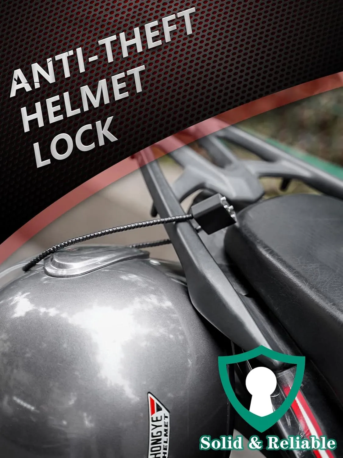 DELSWIN Cable Gun Locks with Keys - 15" Keyed Cable Gun Lock Heavy Duty Helmet Lock