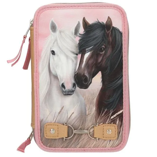 Depesche Miss Melody Triple Pencil Case Dusty Rose