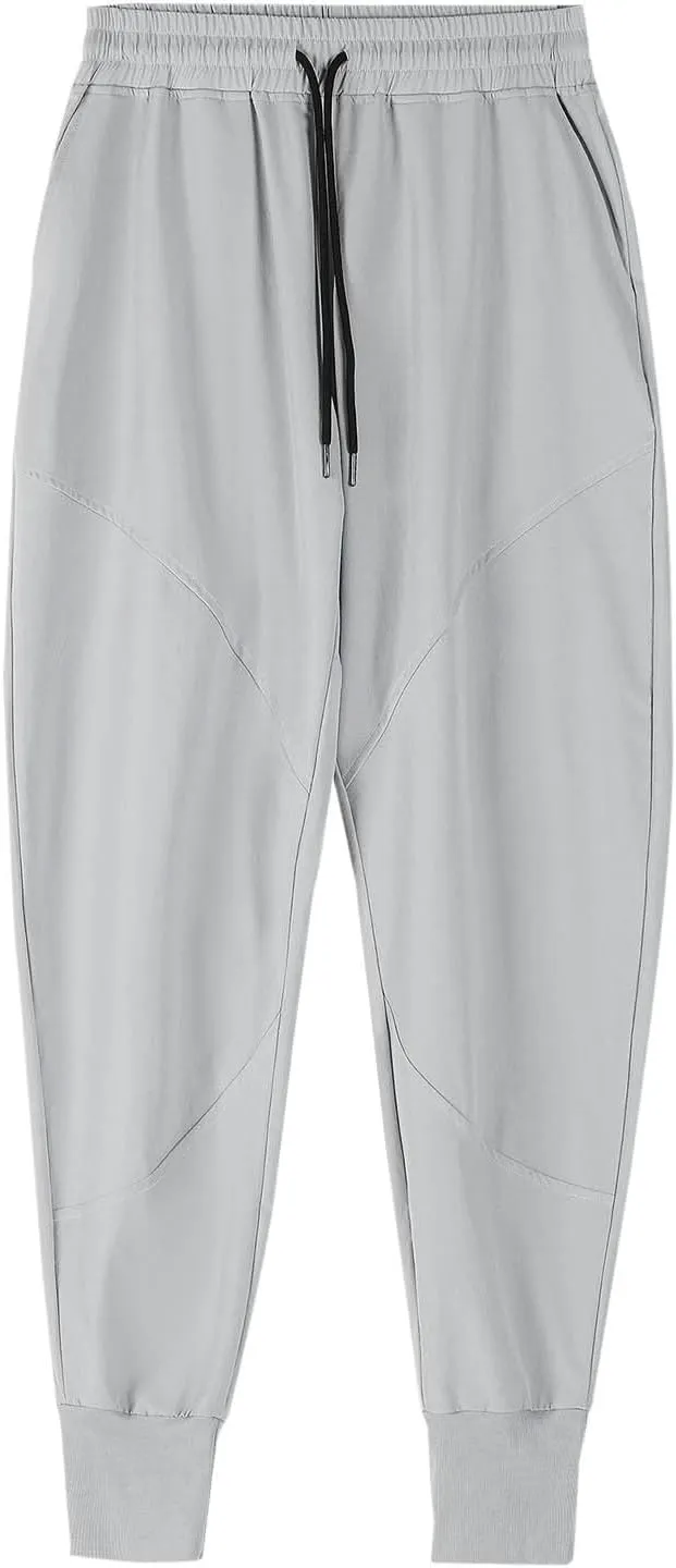 Designer Harem Jogger Pants for Men Baggy Casual Athletic Track Pants Drawstring Loose Fit Stylish Jogger Sportswear