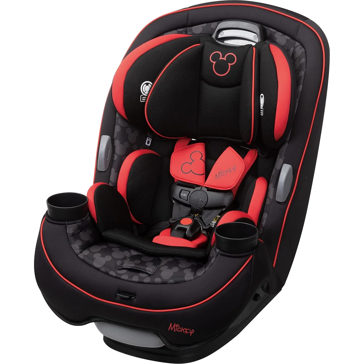 Disney Convertible Car Seat, Rear Facing 5-40 pounds, Forward Facing 30-65 pounds, Booster 40-100 lbs, Convert From Infant to Toddler, Simply Mickey
