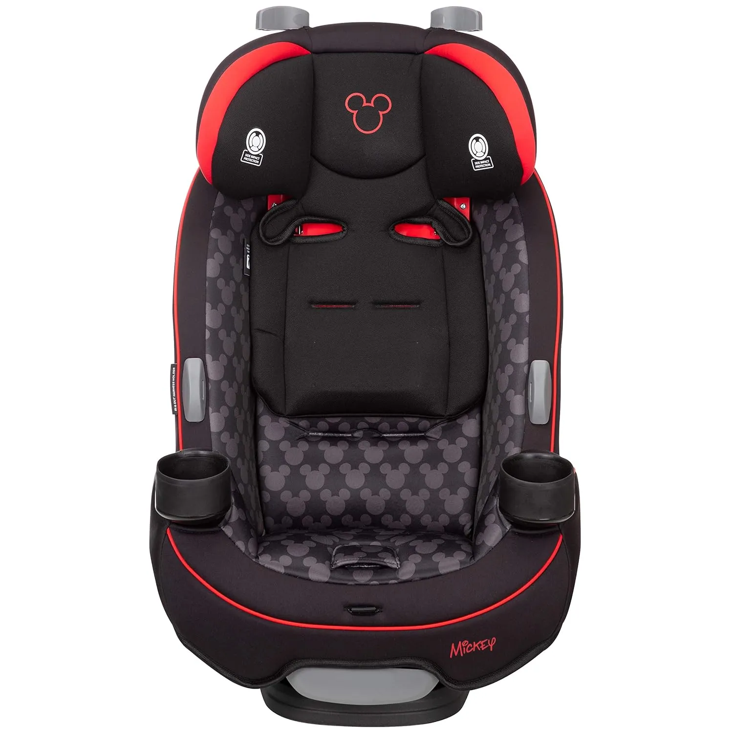 Disney Convertible Car Seat, Rear Facing 5-40 pounds, Forward Facing 30-65 pounds, Booster 40-100 lbs, Convert From Infant to Toddler, Simply Mickey