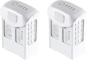 DJI Phantom 4 Series Intelligent Flight Battery High Capacity 5870mAh, 2 Pack for DJI Phantom 4, 4 Advanced, 4 Pro, 4 Pro V2.0, 4 RTK-OEM