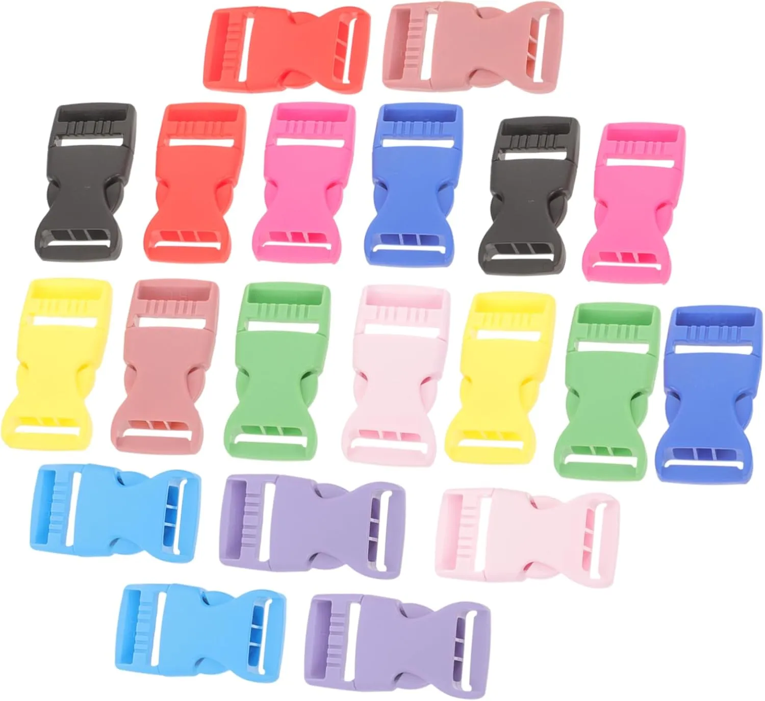 DOITOOL Insert Buckle Schoolbag Replacement Buckles 10 Pairs for Backpacks Luggage Outdoor Accessories