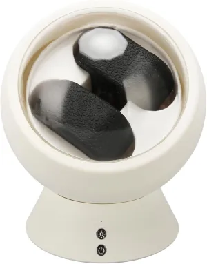 Dual Watch Winder LED Lights Dustproof Ultra Quiet Motor Box for Watch Storage Display Family