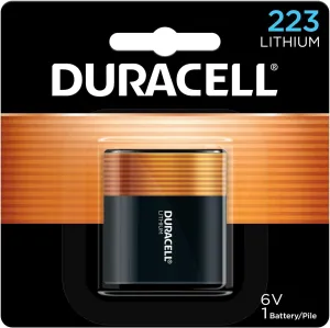 Duracell 223-6V Lithium-Battery, 1 Count Pack, 223 6 Volt High Power Ultra Lithium-Battery, Long-Lasting for Video and Photo-Cameras, Lighting Equipment, and More