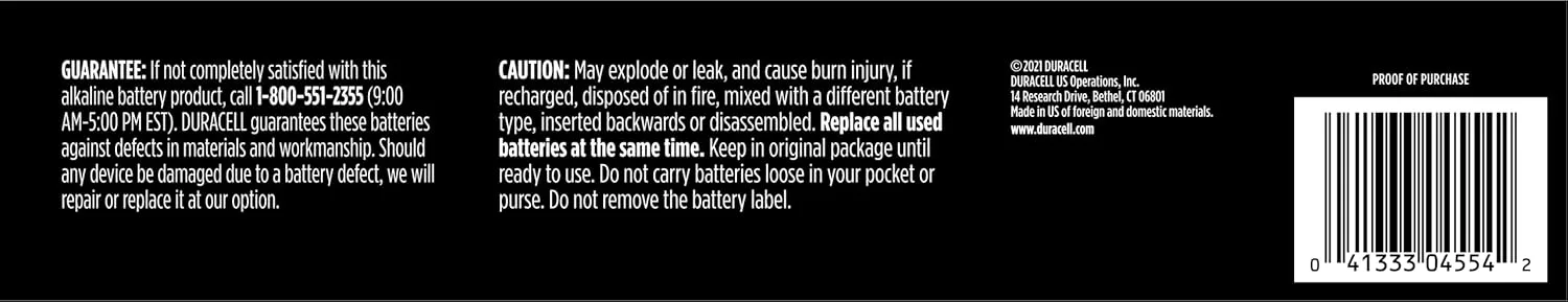 Duracell Coppertop C Batteries, 10 Count (Pack of 1), C Battery with Long-lasting Power, All-Purpose Alkaline C Battery for Household and Office Devices