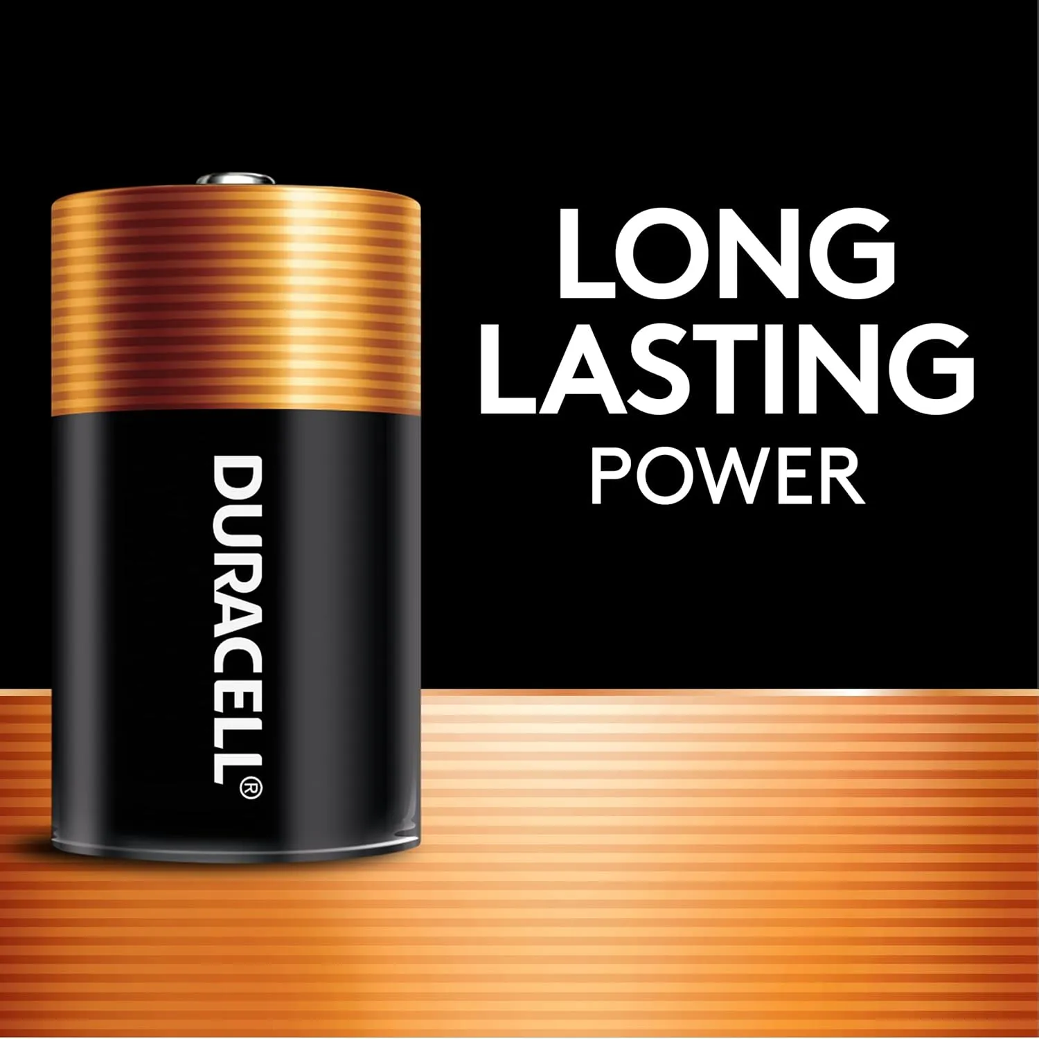 Duracell Coppertop D Batteries, 10 Count (Pack of 1), D Battery with Long-lasting Power, All-Purpose Alkaline D Battery for Household and Office Devices
