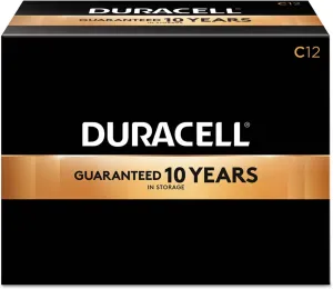 Duracell PGD MN1400 Coppertop Battery, Alkaline, C Size (Pack of 72)