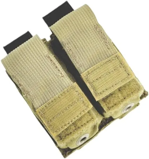 Eagle Industries SFLCS .45 Cal Double Mag Pouch 1911 Pistol Khaki MOLLE Kydex