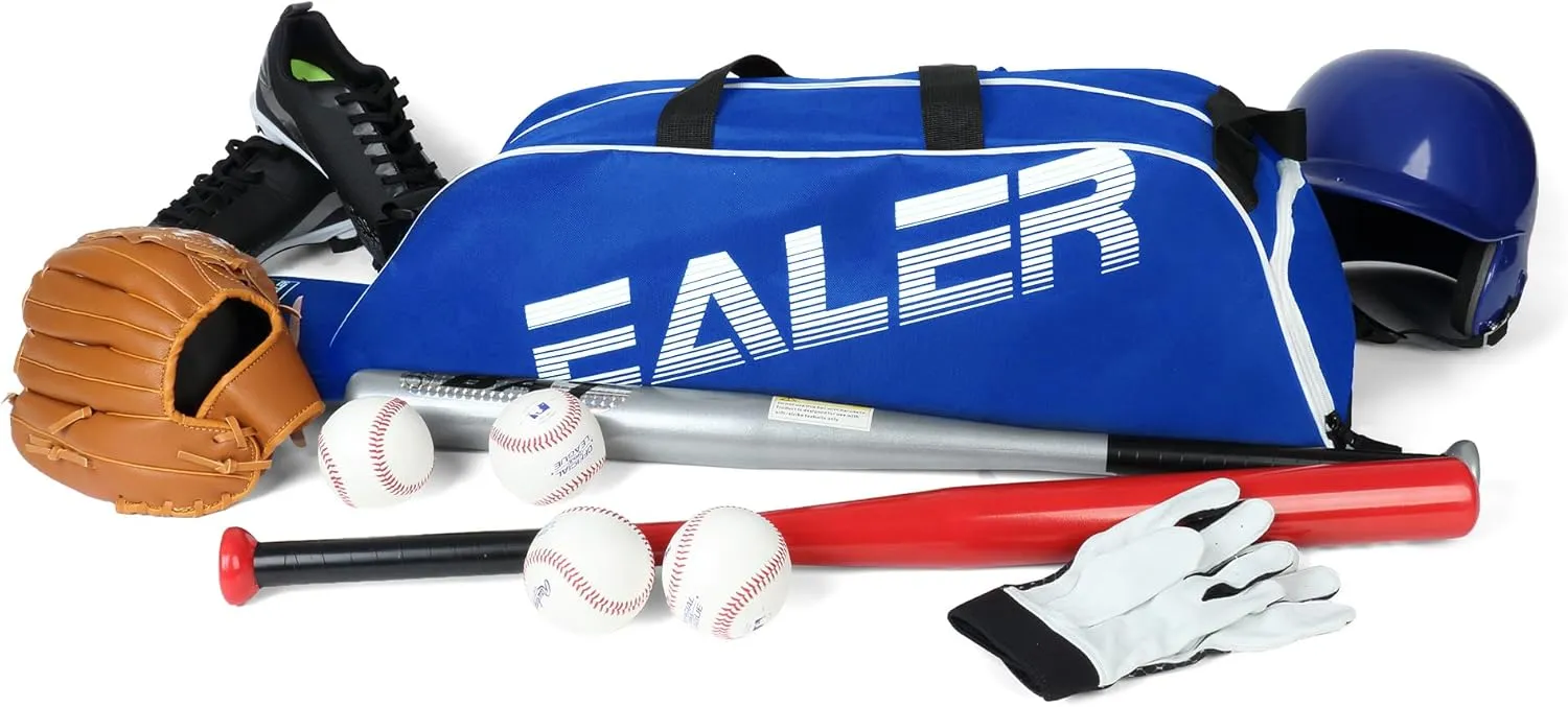 EALER Baseball Bat Tote Bag & T-ball, Softball Equipment Bag - Gear for Kids, Youth, and Adults Holds Bat, Helmet, Glove, Cleats, Shoes and More