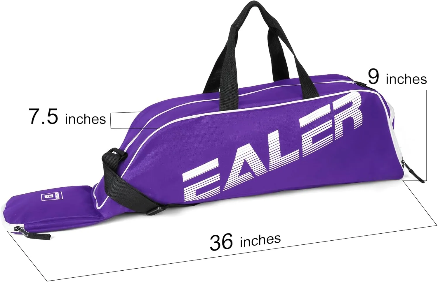 EALER Baseball Bat Tote Bag & T-ball, Softball Equipment Bag - Gear for Kids, Youth, and Adults Holds Bat, Helmet, Glove, Cleats, Shoes and More