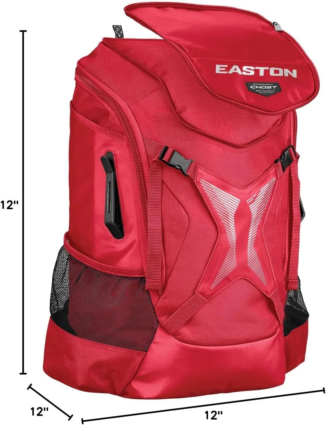 Easton | Ghost NX Backpack Equipment Bag | Adult | Fastpitch Softball | Team Logo Panel | Multiple Colors
