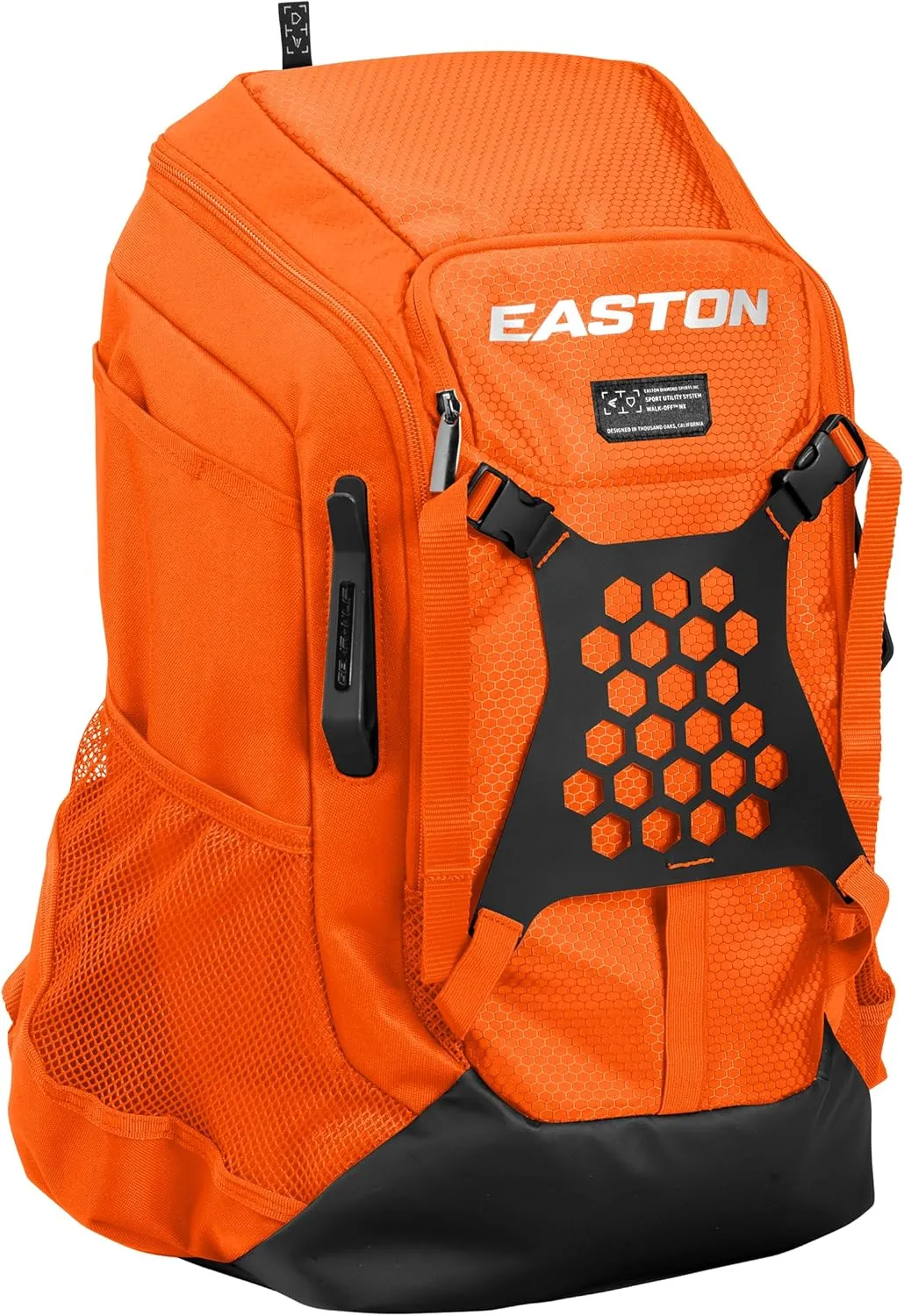 Easton Walk-off NX Backpack Equipment Bag | Adult | Baseball & Fastpitch Softball | Team Logo Panel | Multiple Colors