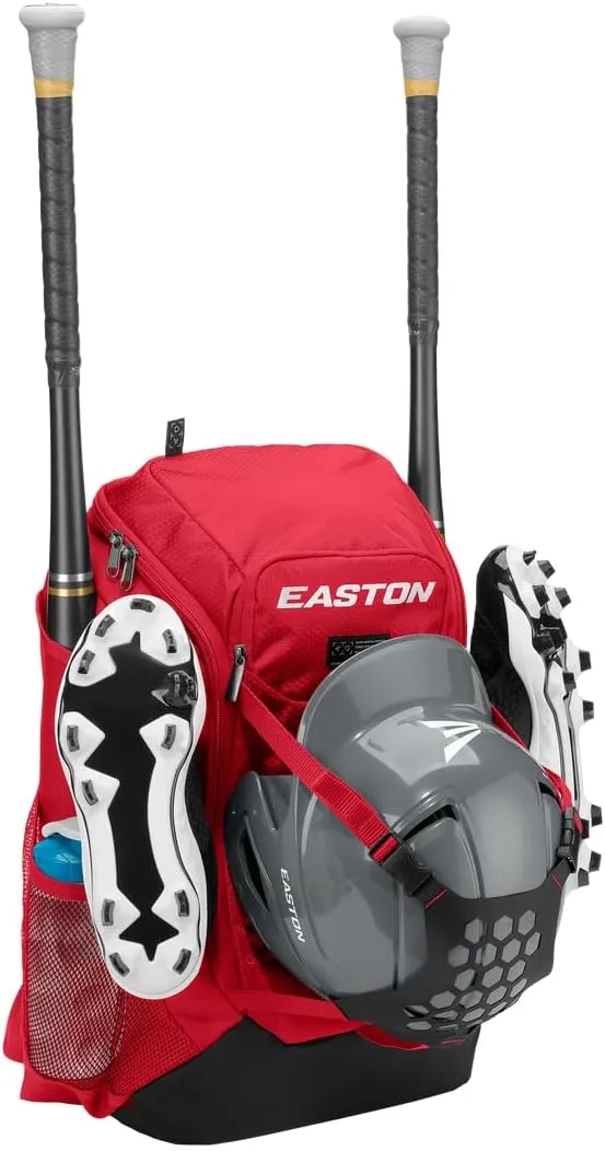 Easton Walk-off NX Backpack Equipment Bag | Adult | Baseball & Fastpitch Softball | Team Logo Panel | Multiple Colors