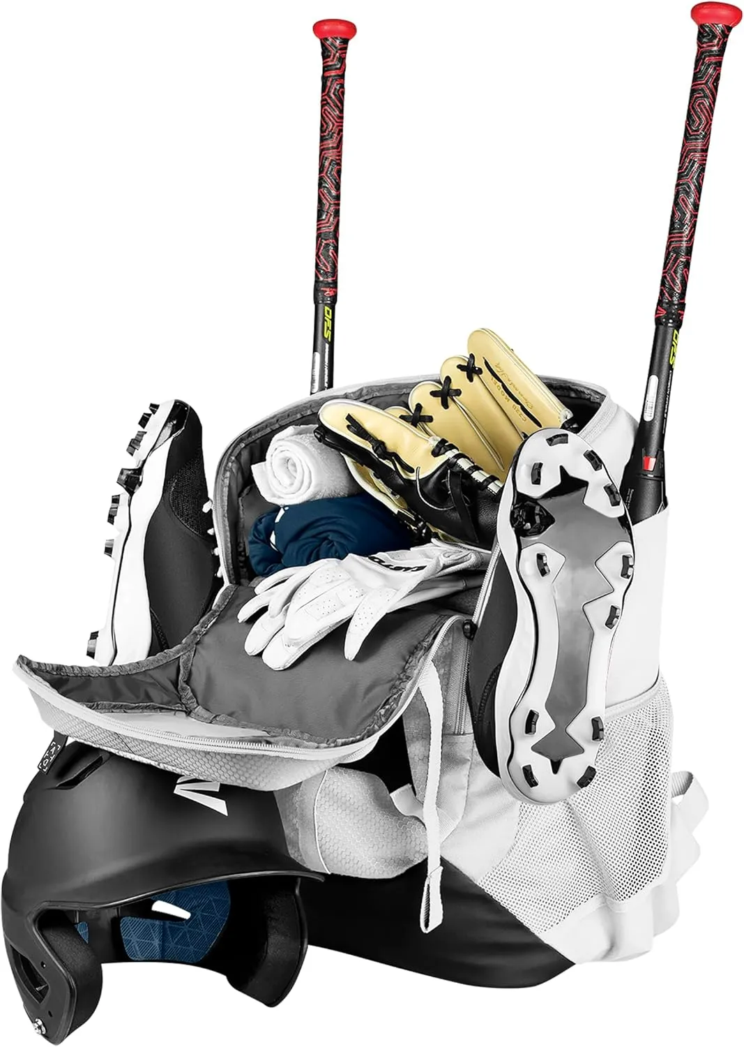 Easton Walk-off NX Backpack Equipment Bag | Adult | Baseball & Fastpitch Softball | Team Logo Panel | Multiple Colors