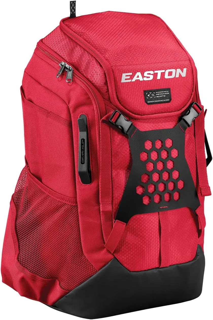 Easton Walk-off NX Backpack Equipment Bag | Adult | Baseball & Fastpitch Softball | Team Logo Panel | Multiple Colors